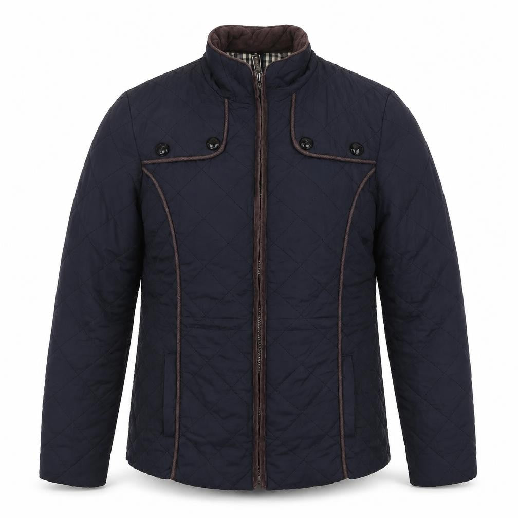 Savanah Collection Unisex Blue Quilted Jacket S