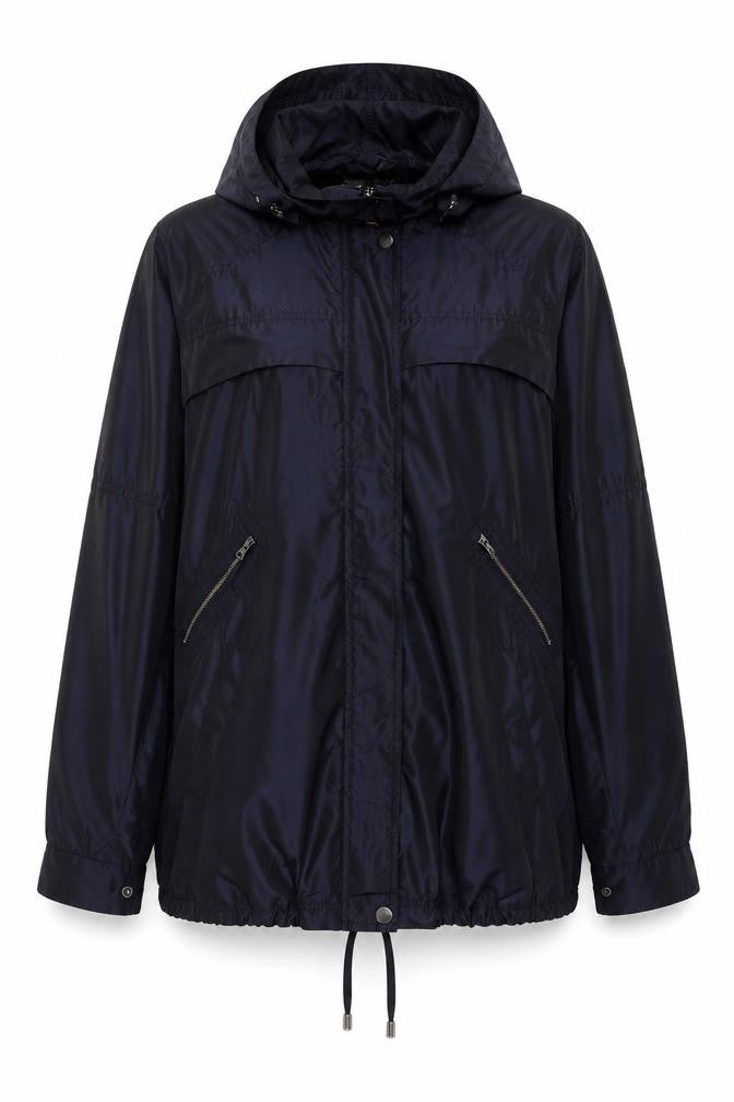 Monsoon Women's Blue Parka Jacket Size 12