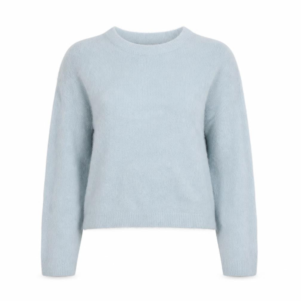Pull & Bear Women's Blue Crew Neck Pullover Jumper S