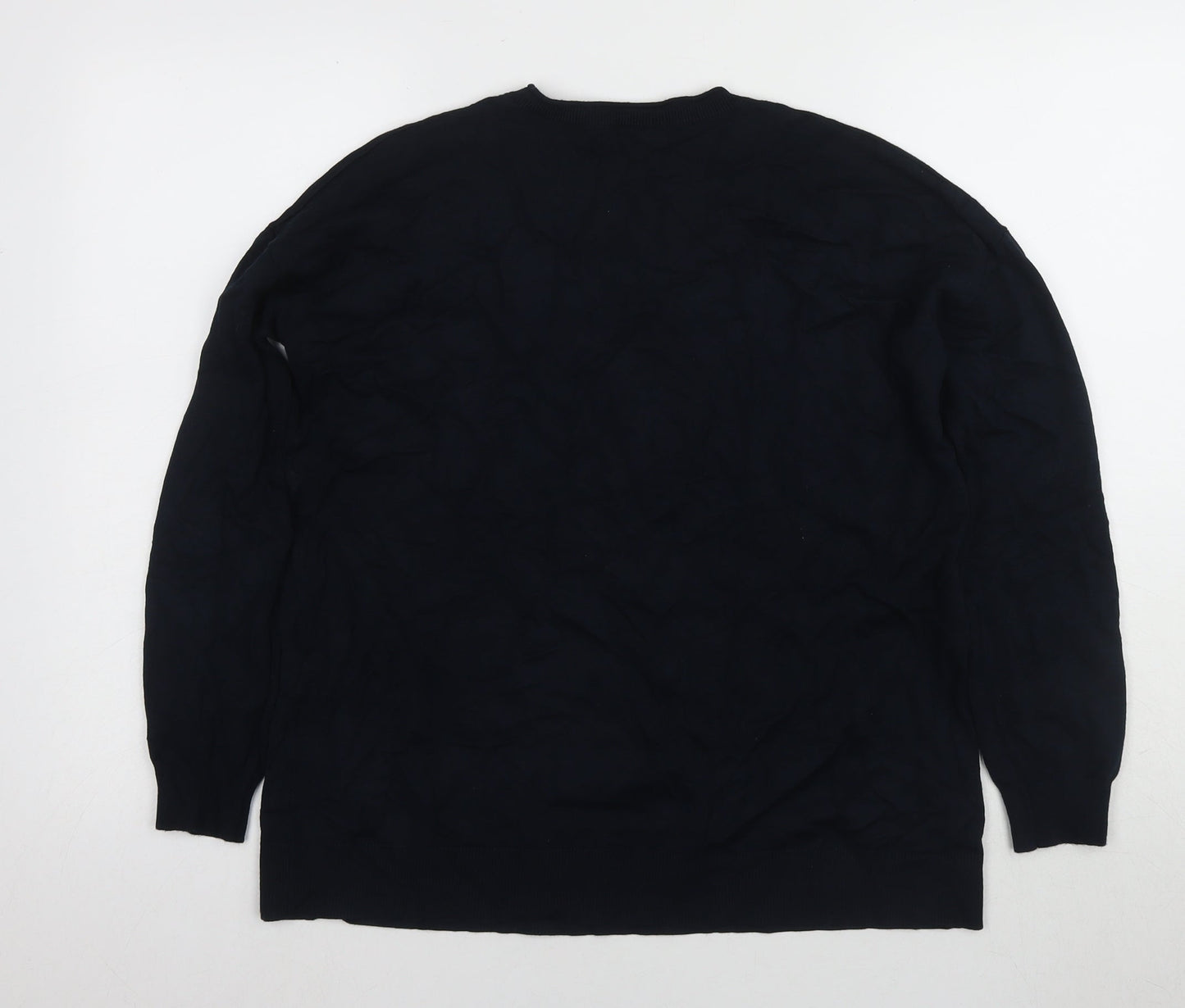 Debenhams Women's Black Star Pullover Jumper Size 10
