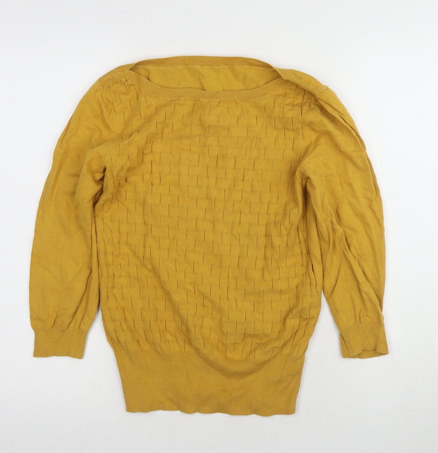 Oasis Women's Yellow Pullover Jumper M