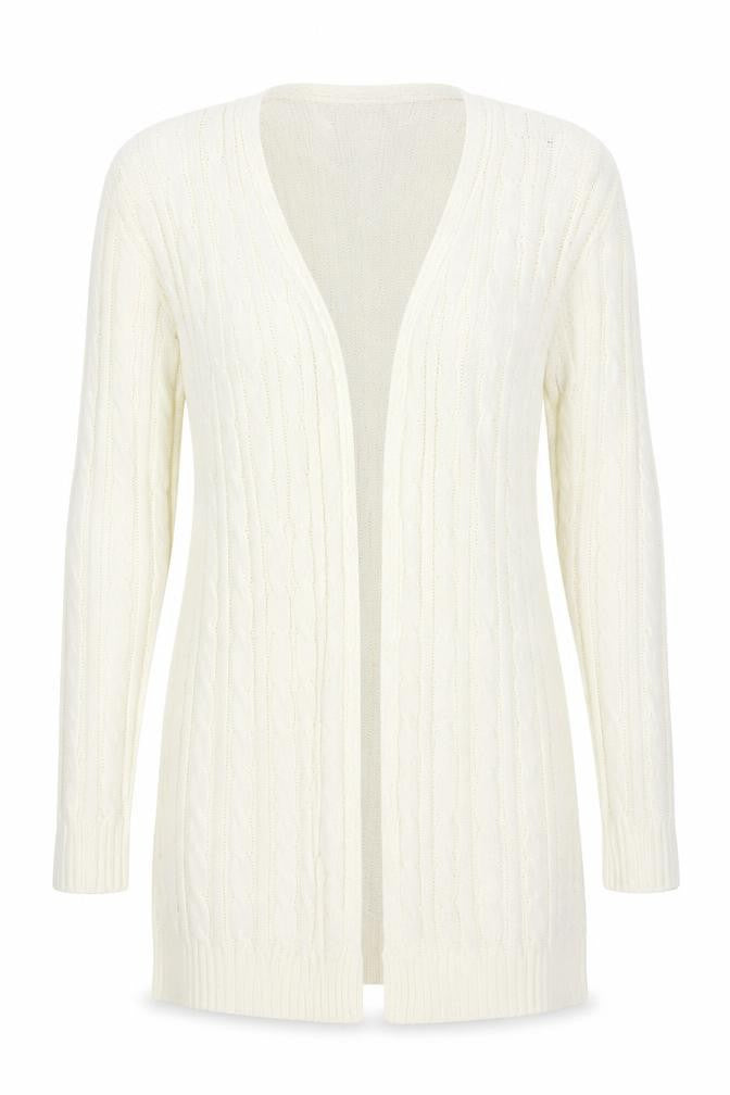 Blanco Women's Ivory Cardigan, Size 12