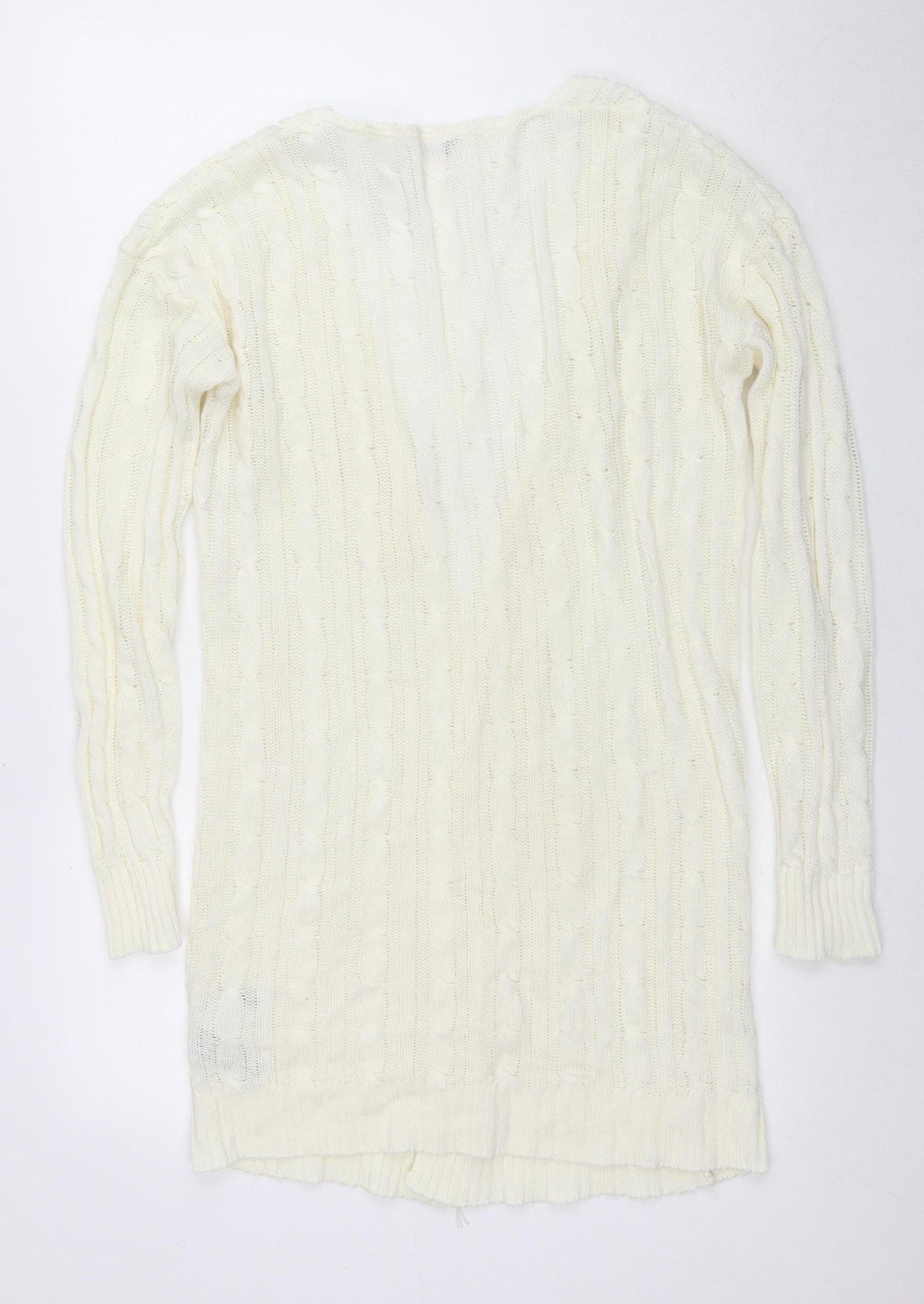 Blanco Women's Ivory Cardigan, Size 12