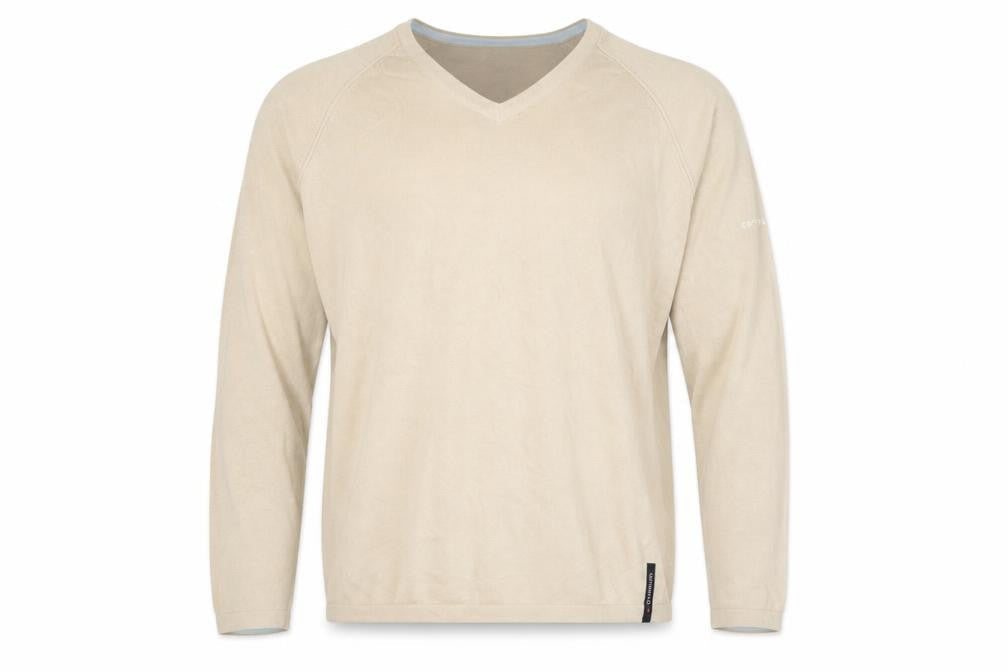 Cottonfield Men's Beige XL V-Neck Pullover Jumper