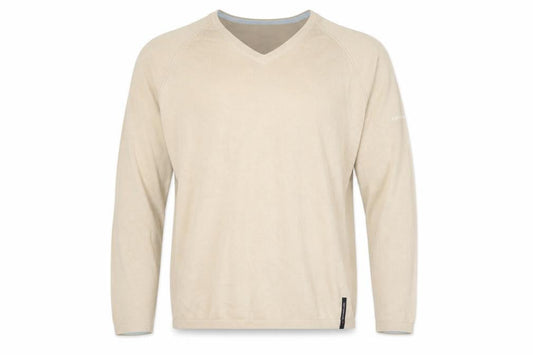 Cottonfield Men's Beige XL V-Neck Pullover Jumper