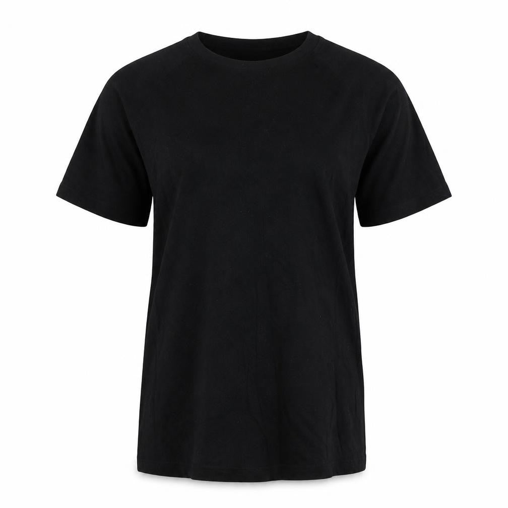 H&M Women's Black Cotton T-Shirt XS - Casual Basic Top