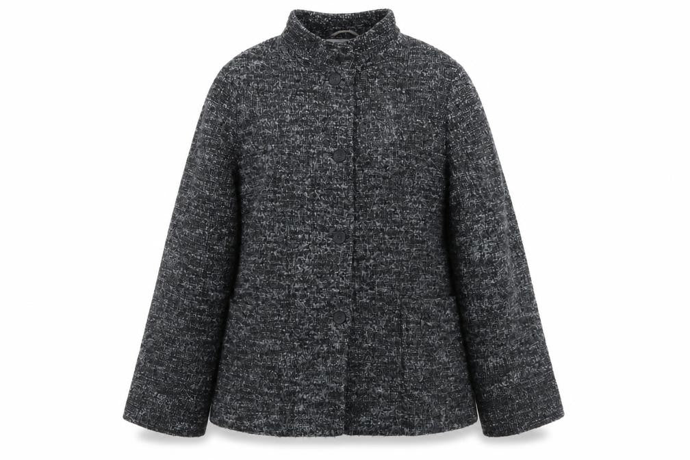 Austin Reed Women's Grey Wool Blend Overcoat