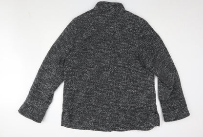 Austin Reed Women's Grey Wool Blend Overcoat