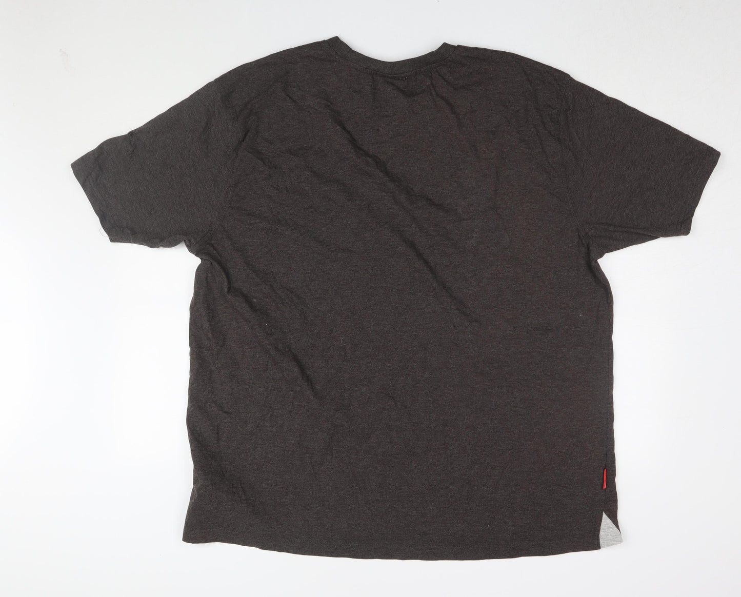 Slazenger Men's Brown 4XL Short Sleeve T-Shirt