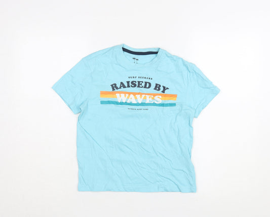 Pepperts Boys Blue Graphic Print T-Shirt 8-10 Years