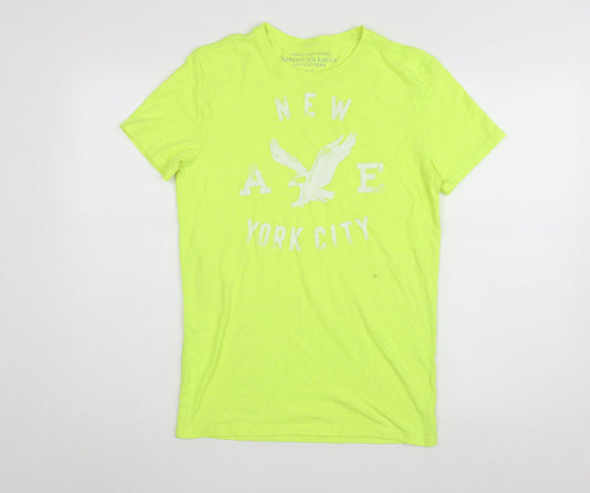 American Eagle Unisex Green XS Athletic T-Shirt
