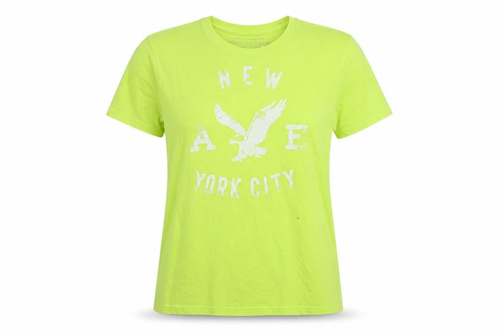 American Eagle Unisex Green XS Athletic T-Shirt