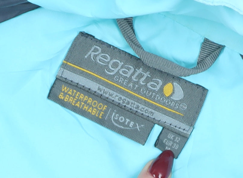 Regatta Women's Blue 12 Rain Coat - Waterproof & Breathable