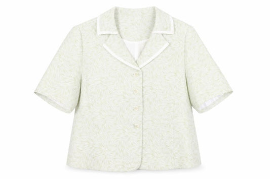 Image Collection Women's Green Size 16 Short Sleeve Jacket