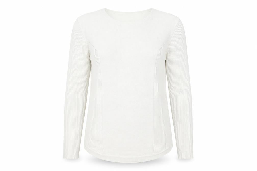 Isle Women's Ivory Pullover Jumper Size 10