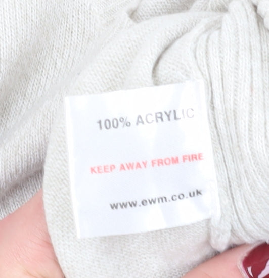 Isle Women's Ivory Pullover Jumper Size 10
