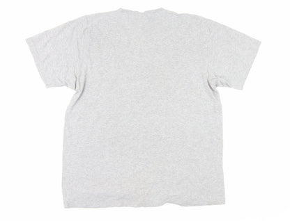 Back view of Adidas Men's Grey Regular Fit T-Shirt -, size L