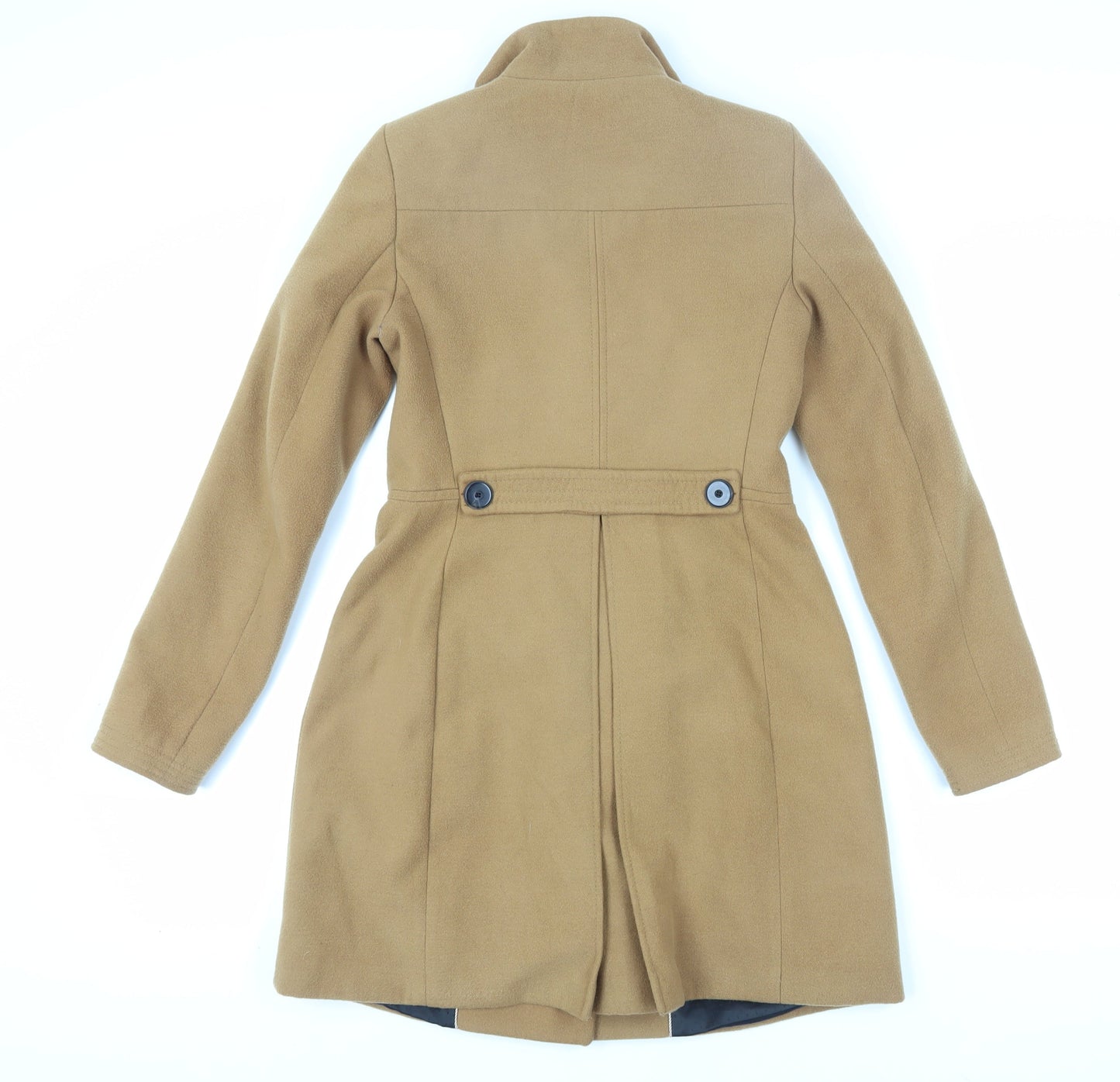 Zara Women's Brown Pea Coat XS Mid-Length Formal