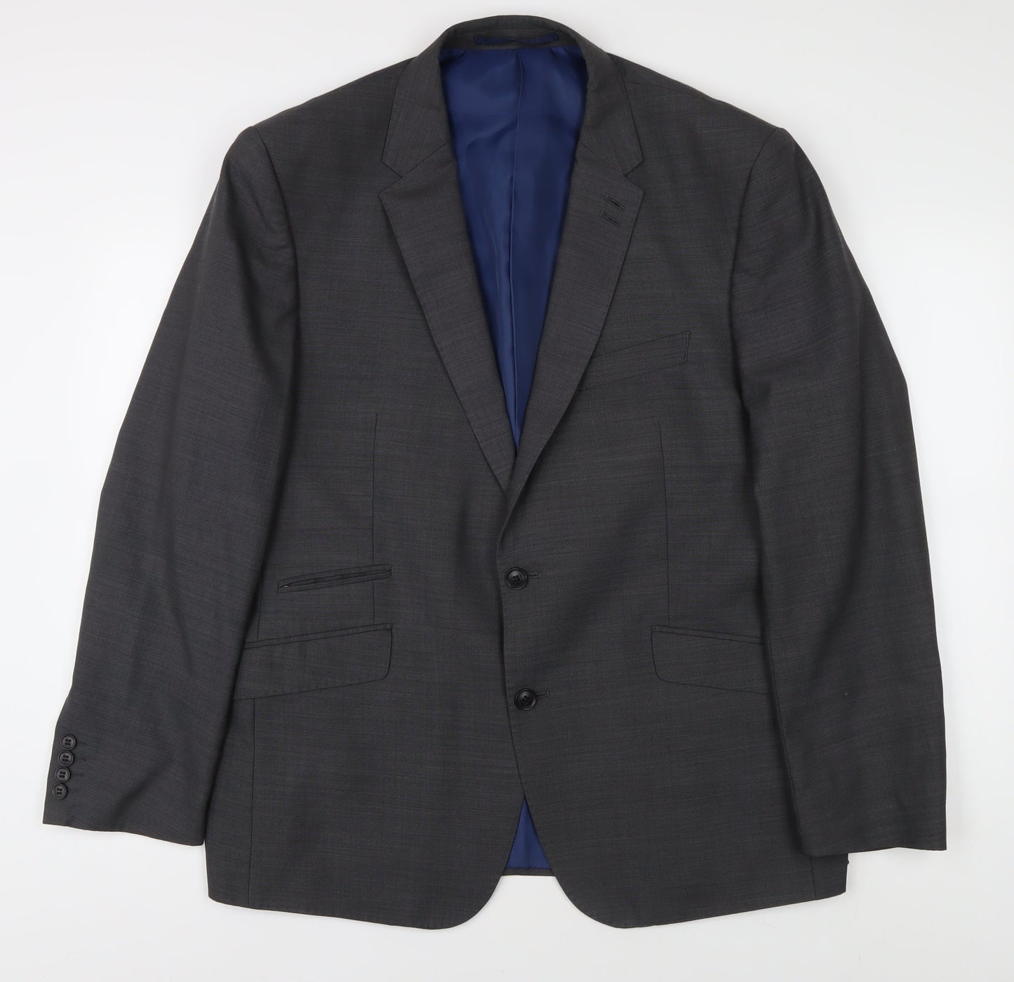 Marks and Spencer Men's Grey Blazer 40R Regular Fit