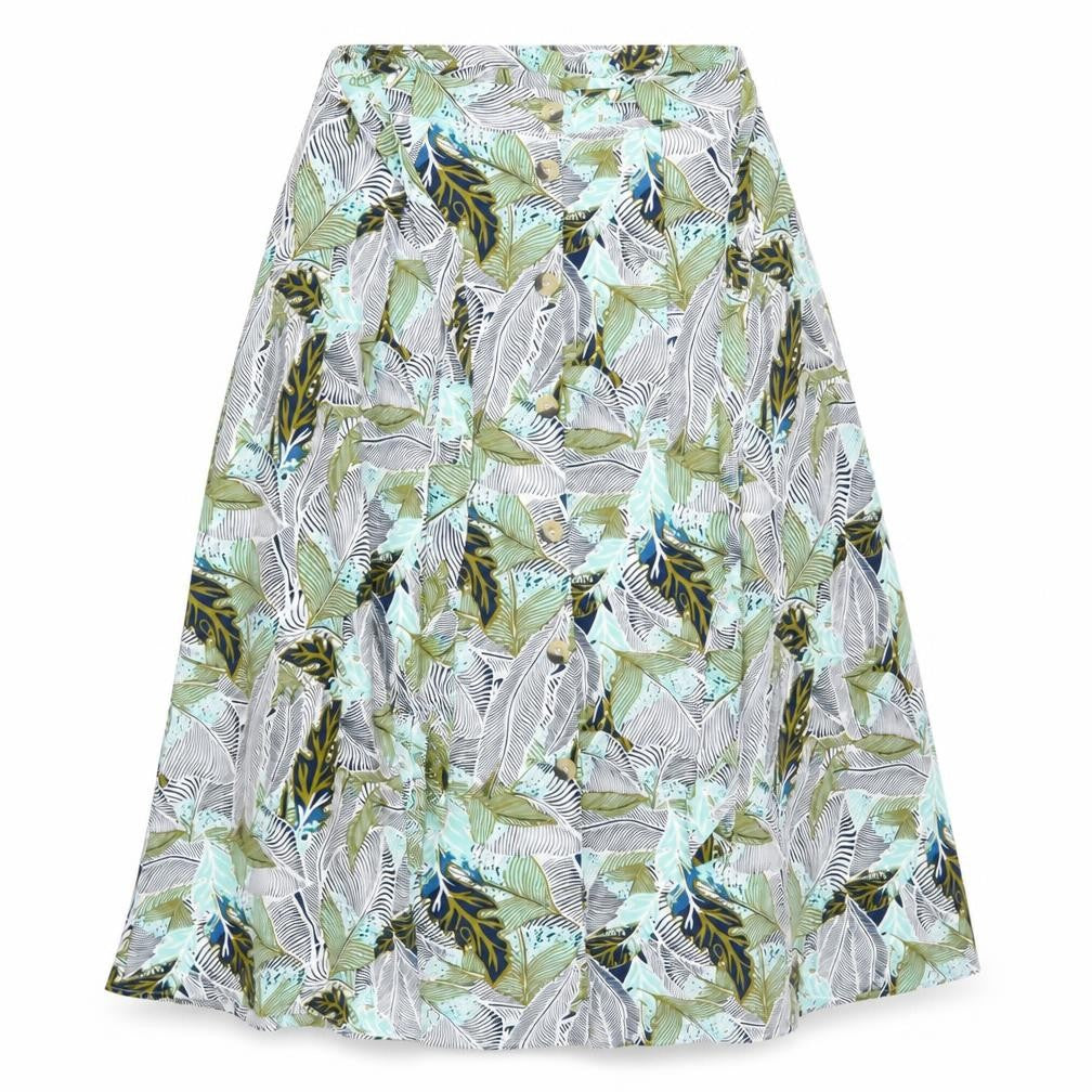 Brave Soul Women’s Floral A-Line Skirt Multicoloured M