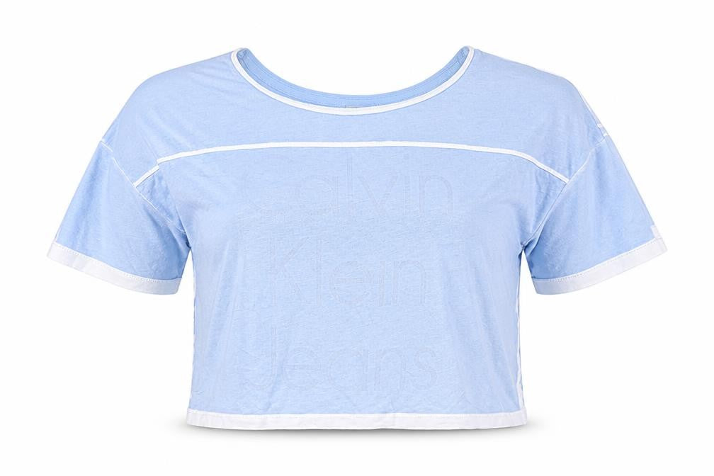 Calvin Klein Jeans Women's Blue Casual T-Shirt M