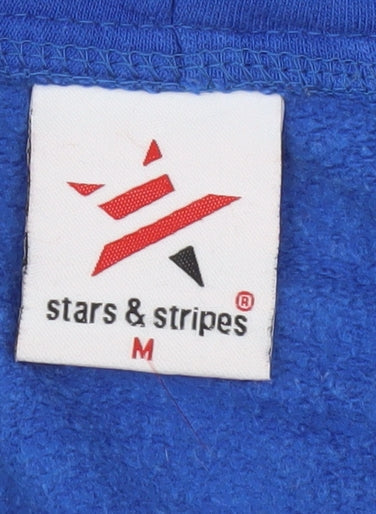 Stars & Stripes Men's Blue Full Zip Hoodie Size M