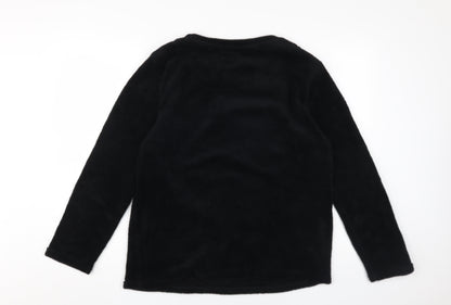 Preloved Disney Mickey Mouse Unisex Black M Pullover Sweatshirt - Back