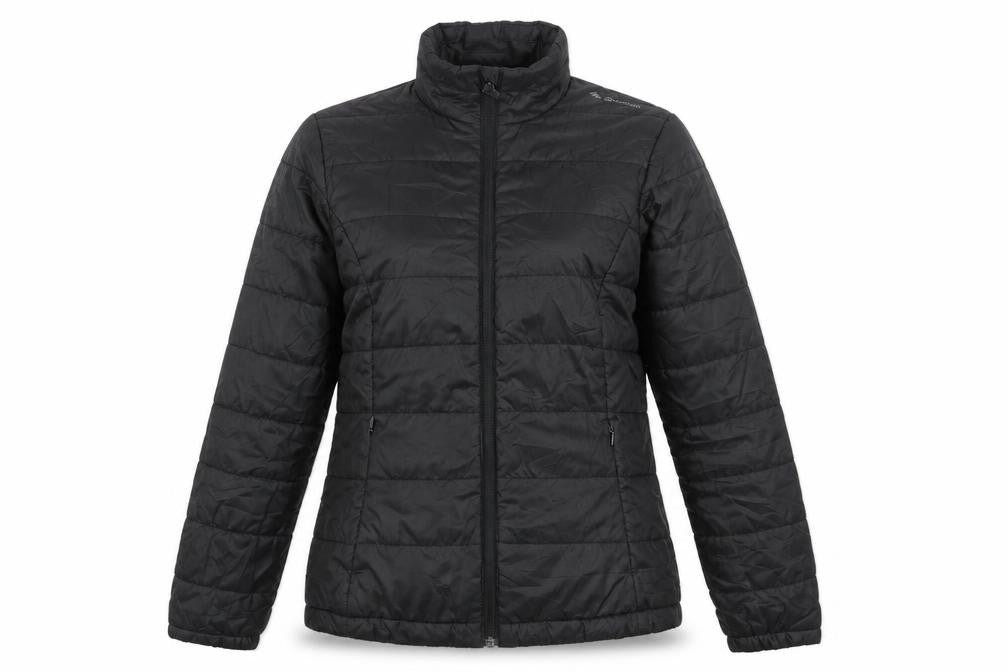 Oxylane Women's Black 16 Puffer Jacket Lightweight