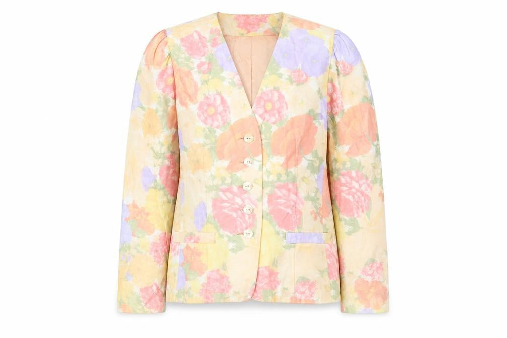 Avant Garde Floral Jacket Women Multicoloured Size 10