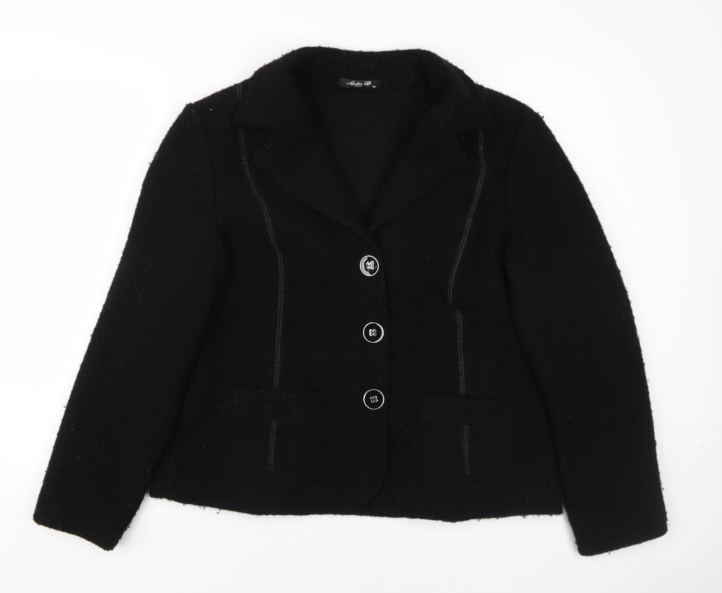 Sophie B Women's Black Blazer Size 16