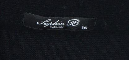 Sophie B Women's Black Blazer Size 16