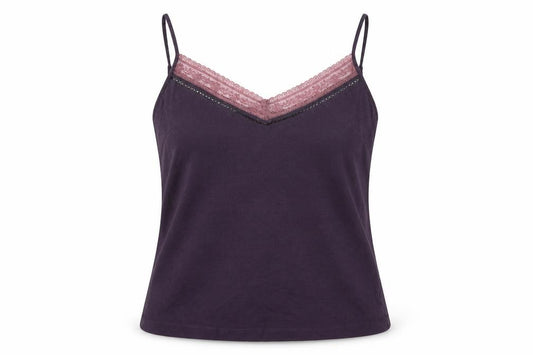 Sandwich Women's Purple Lace Camisole - Size L