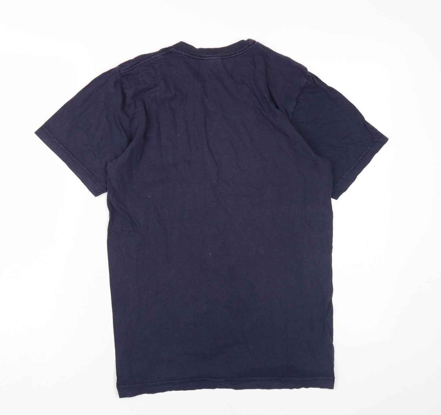 American Apparel Men's Blue Graphic T-Shirt, Size S