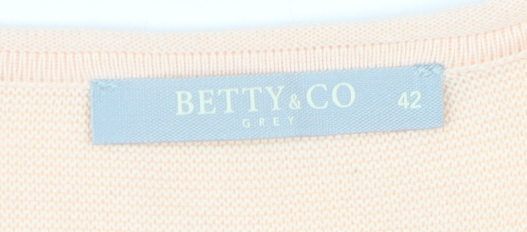 Betty & Co Women's Beige Cardigan Size 14