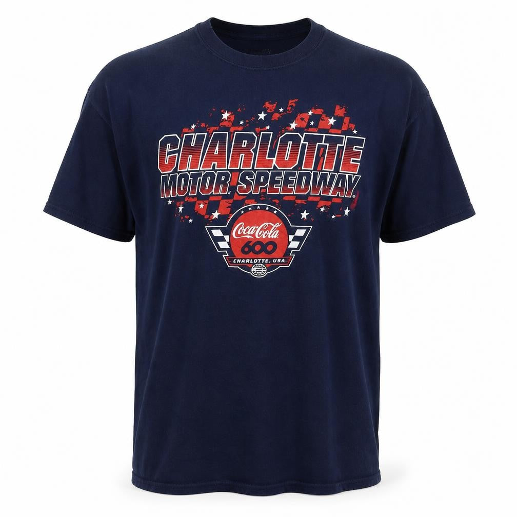 NASCAR Men's Blue Medium Graphic Print T-Shirt