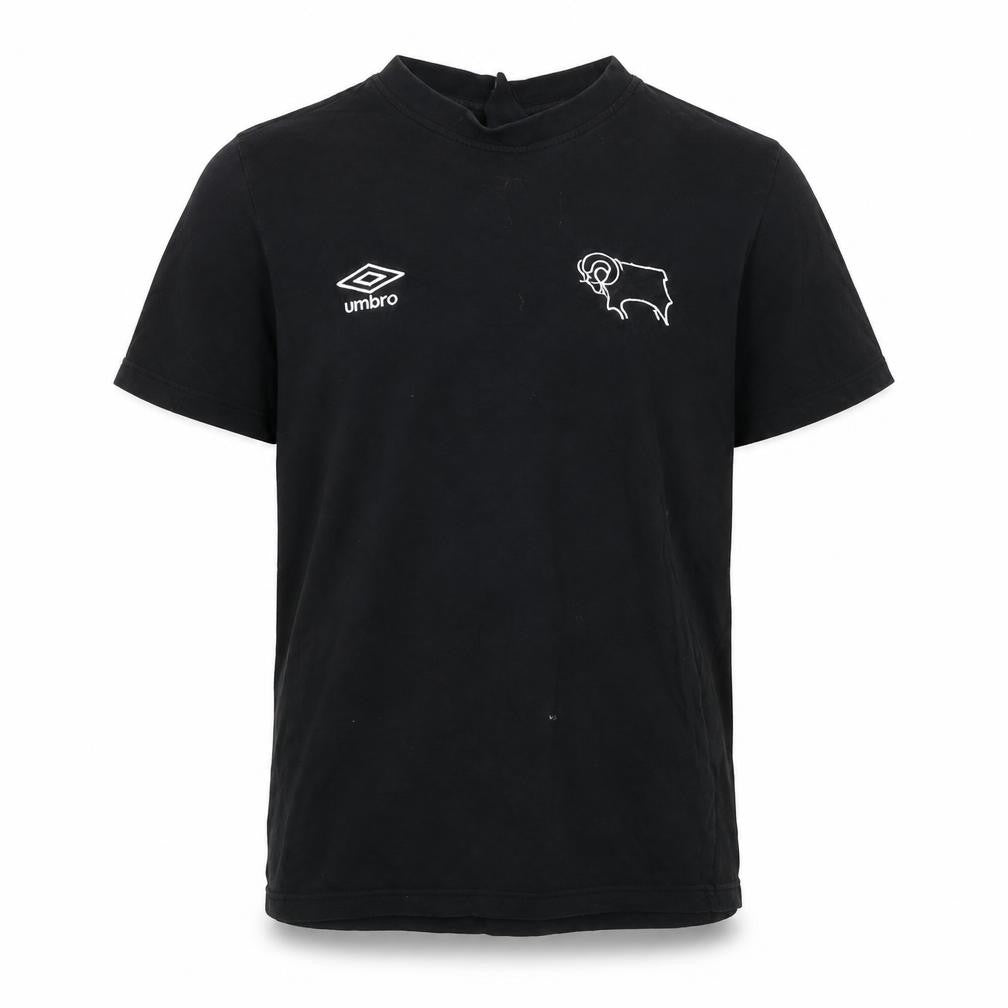 Umbro Boys Black T-Shirt 11-12 Years Sports Logo Top
