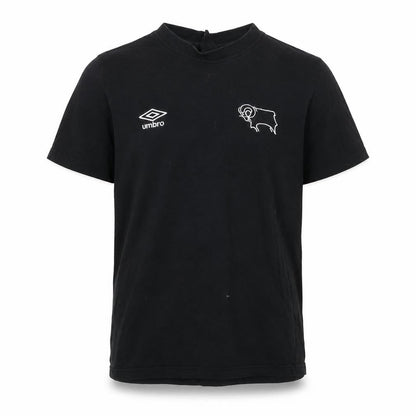 Umbro Boys Black T-Shirt 11-12 Years Sports Logo Top