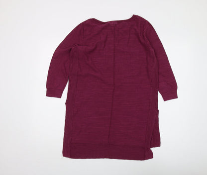 White Stuff Womens Purple Tunic Jumper Size 10