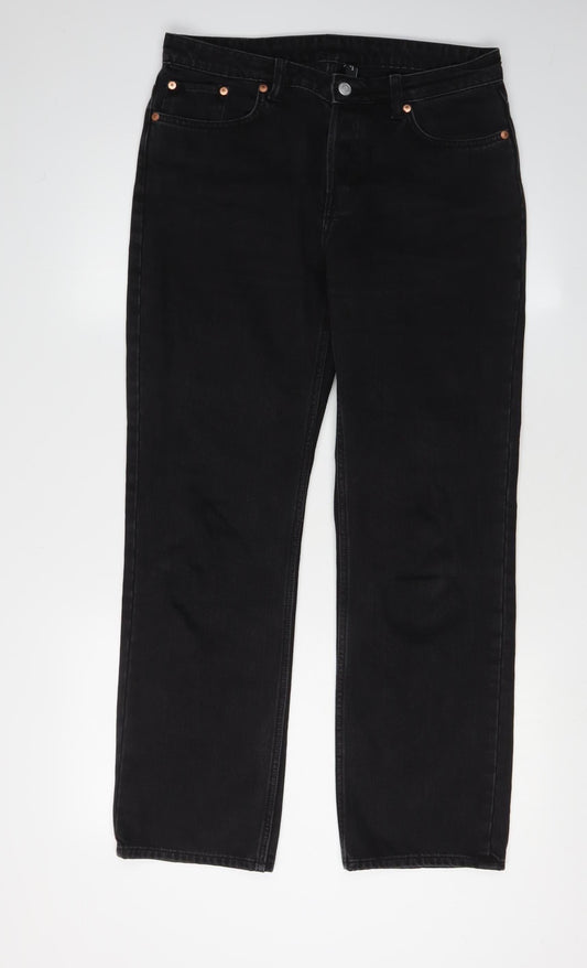 Weekday Women's Black Straight Jeans Size 8