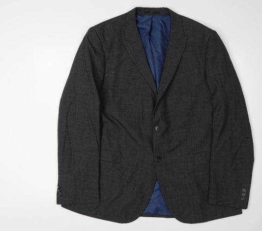 Cedar Wood State Men's Grey Check Blazer Size 44R