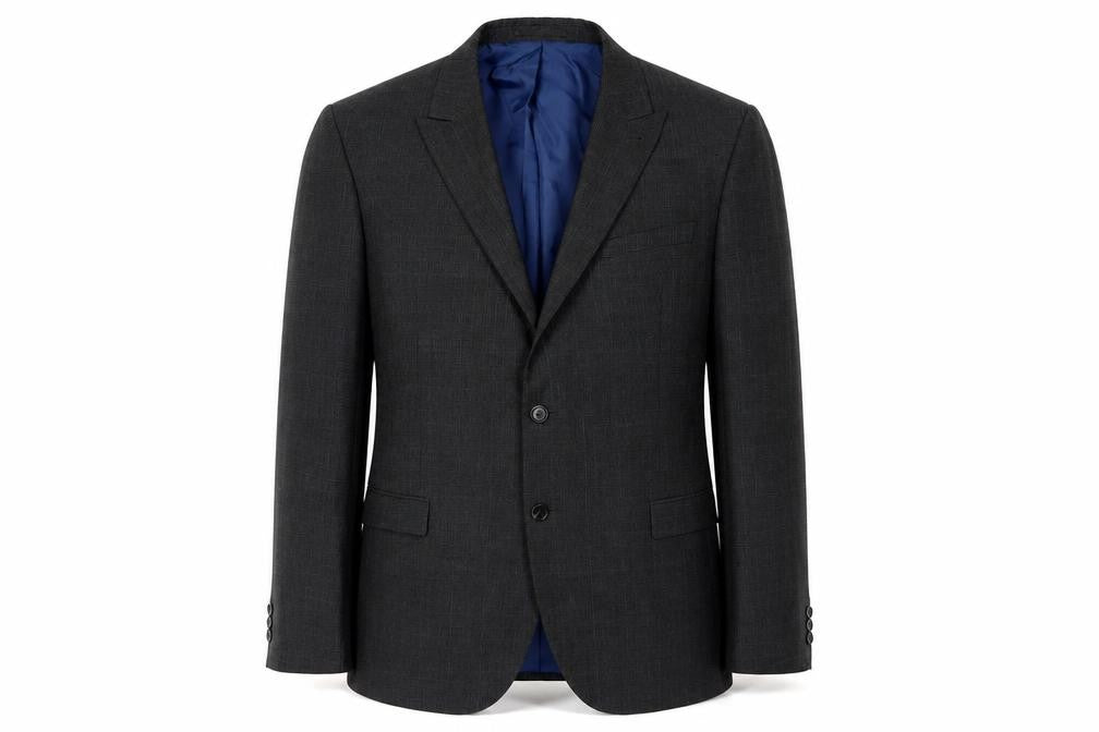 Cedarwood State Men's Grey Check Blazer Size 44R