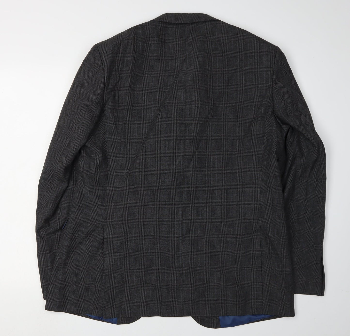 Cedar Wood State Men's Grey Check Blazer Size 44R