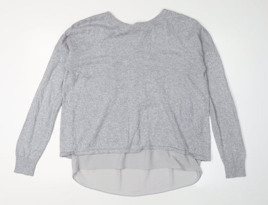 Marks and Spencer Grey Women's Cardigan Size 12 Regular