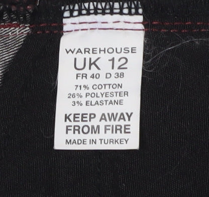 Warehouse Women's Red Skinny Trousers Size 12