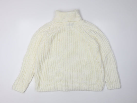 PrettyLittleThing Women's White Pullover Jumper M