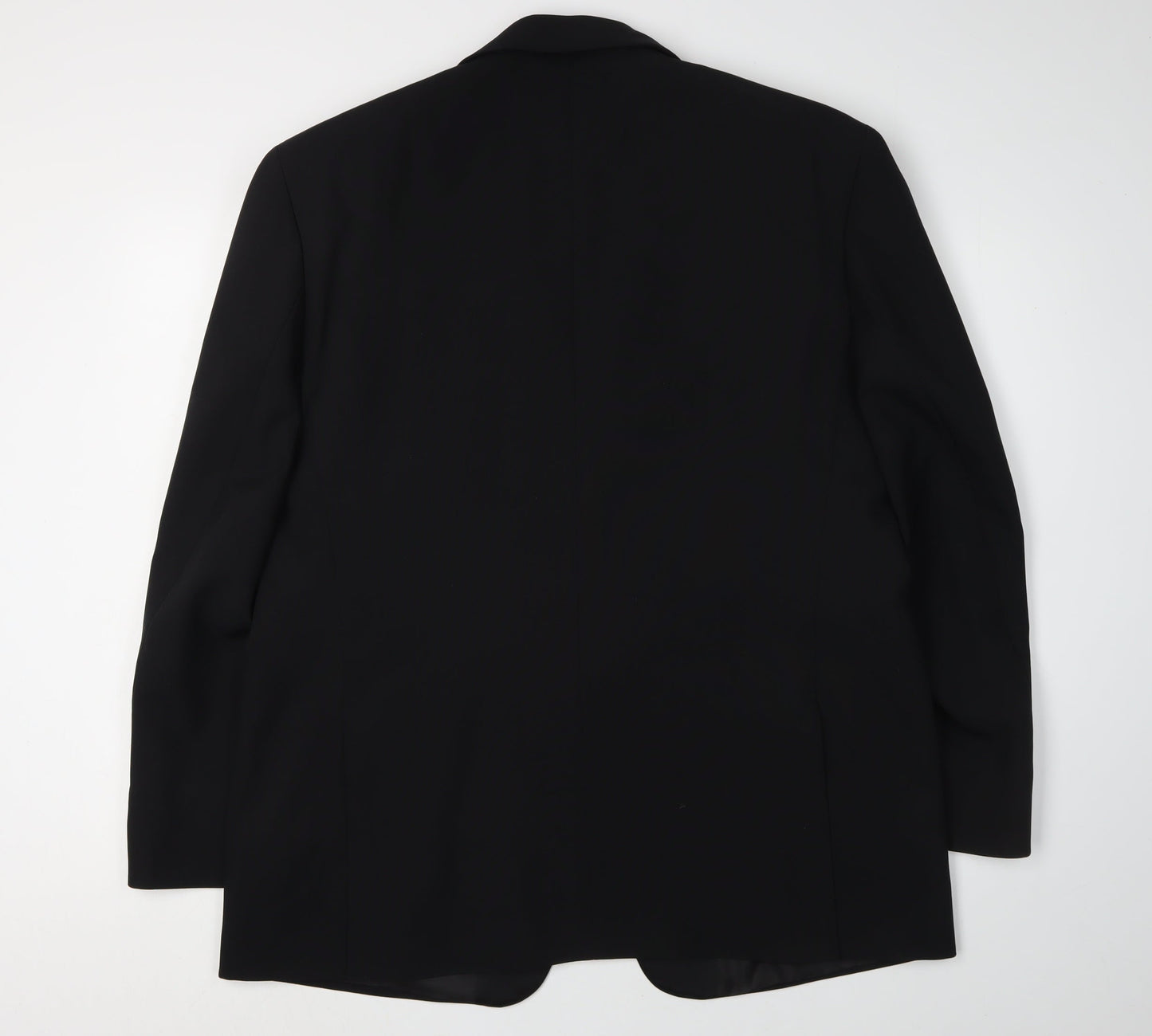 Greenwoods Classic Men's Black Blazer, Size 42R, Shawl Lapel