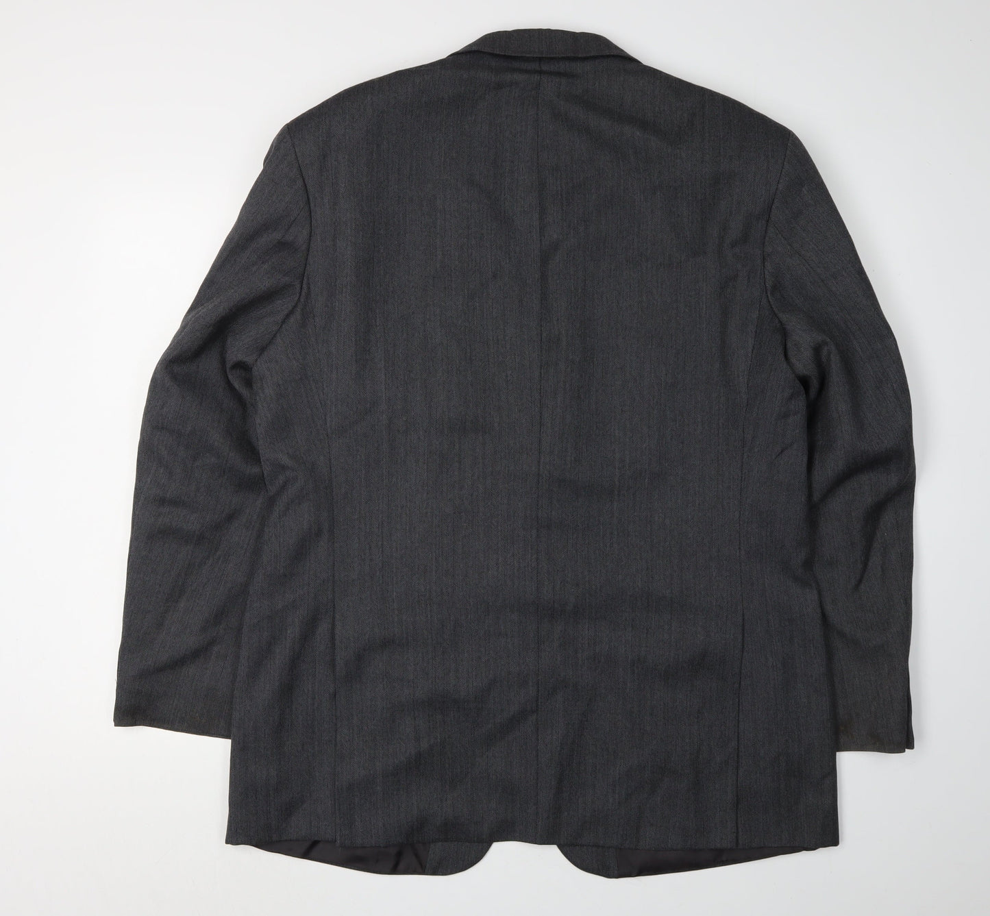 Marks and Spencer Men's Grey Blazer, Size 44R, Vintage