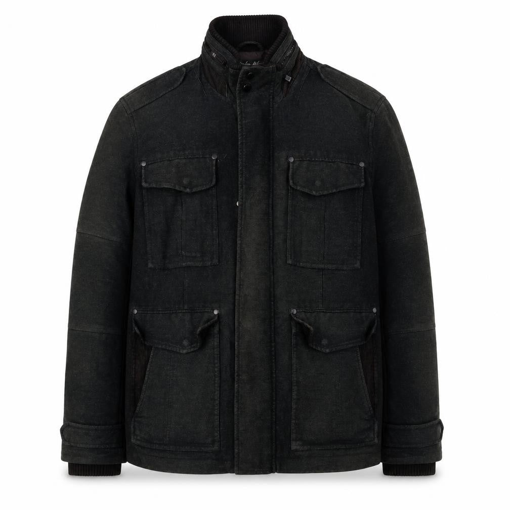 Next Men's Black Military Jacket XL