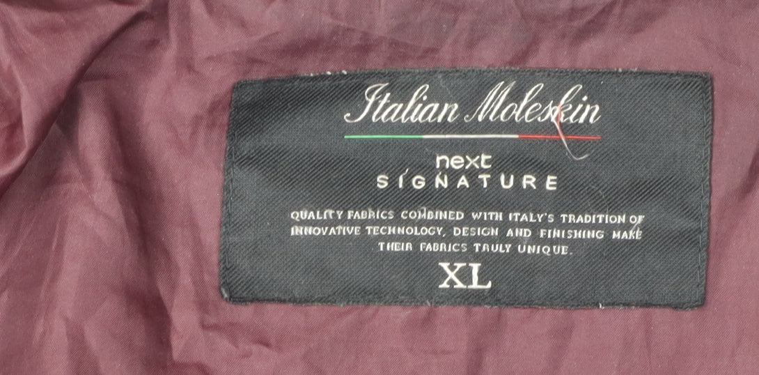 Next Men's Black Military Jacket XL