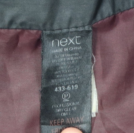 Next Men's Black Military Jacket XL